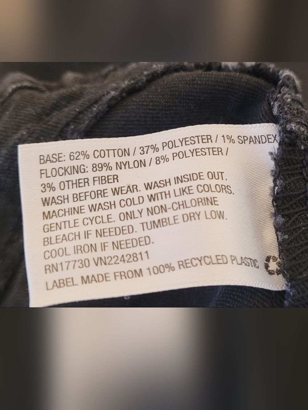 Cherokee Girl's Black Jeggins Size 6 - Picture 3 of 5